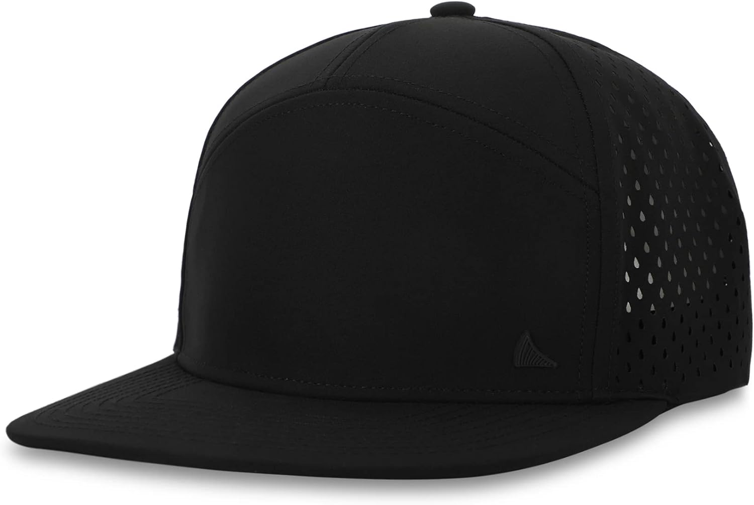 Salt Mafia 7-Panel Flat Brim Water-Resistant Performance Snap Back Hat