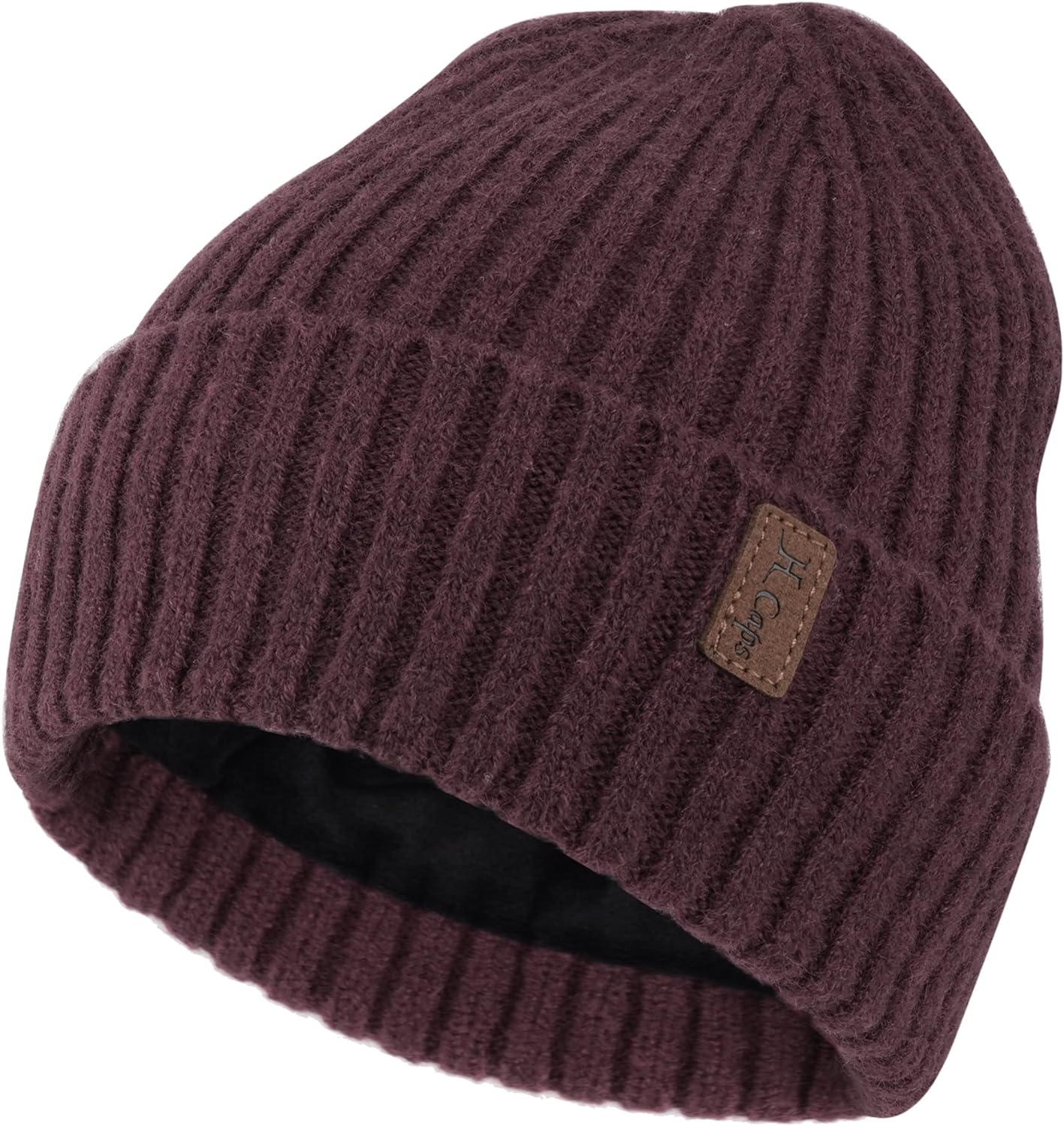 FZ FANTASTIC ZONE Mens Winter Warm Beanie Hats Knitted Slouchy Skull Caps with Fleece Lined for Women Men Cold Weather
