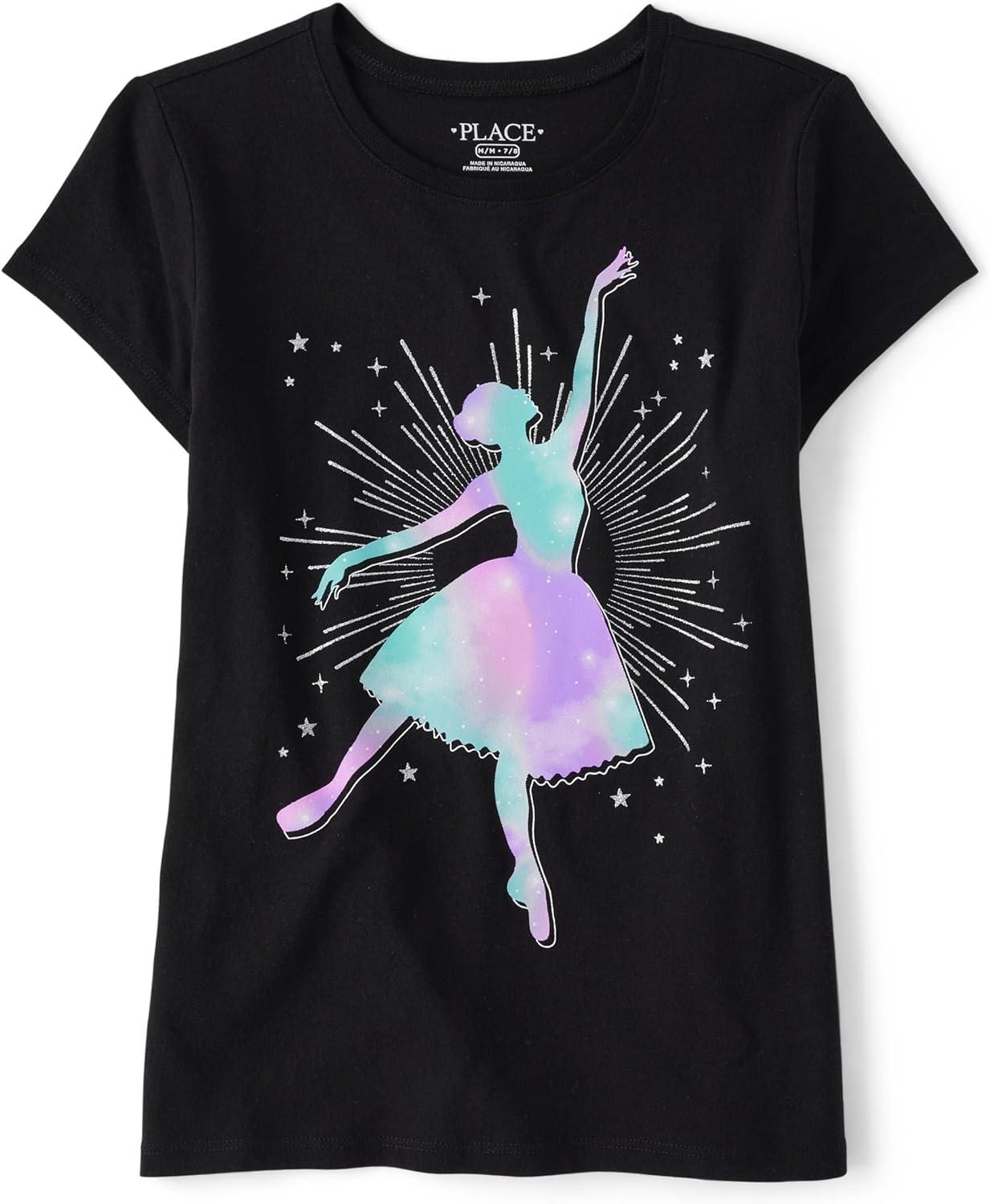 The Children's Place Girls' Short Sleeve Graphic T-Shirt