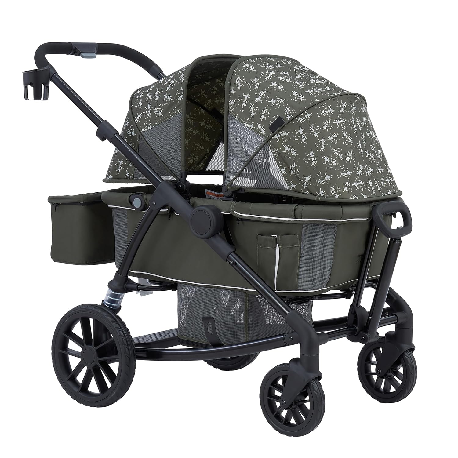 Pamo Babe All-Terrain Wagon Stroller Tandem Stroller (Green)