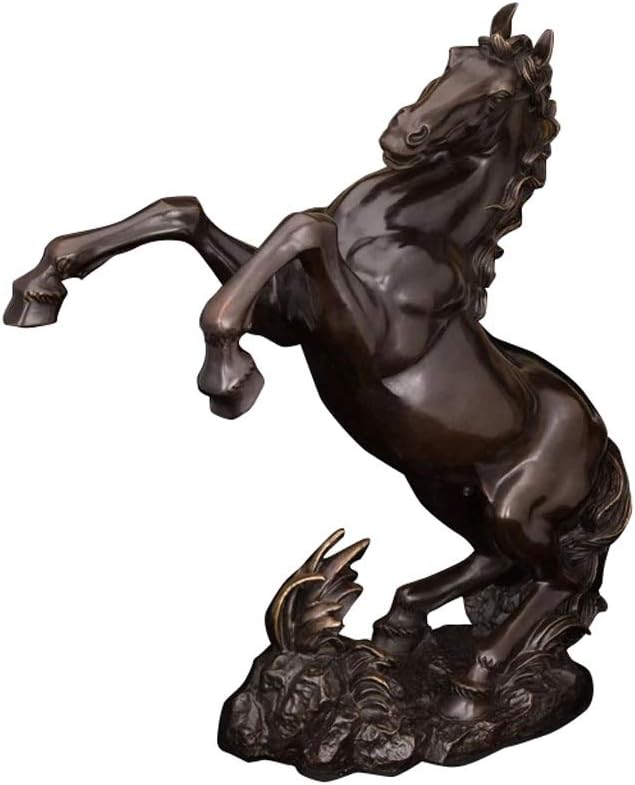 n/a Office Decoration Usage Bronze Metal Horse Statue Custom Antique Jumping Bronze Horse Sculpture Figurines