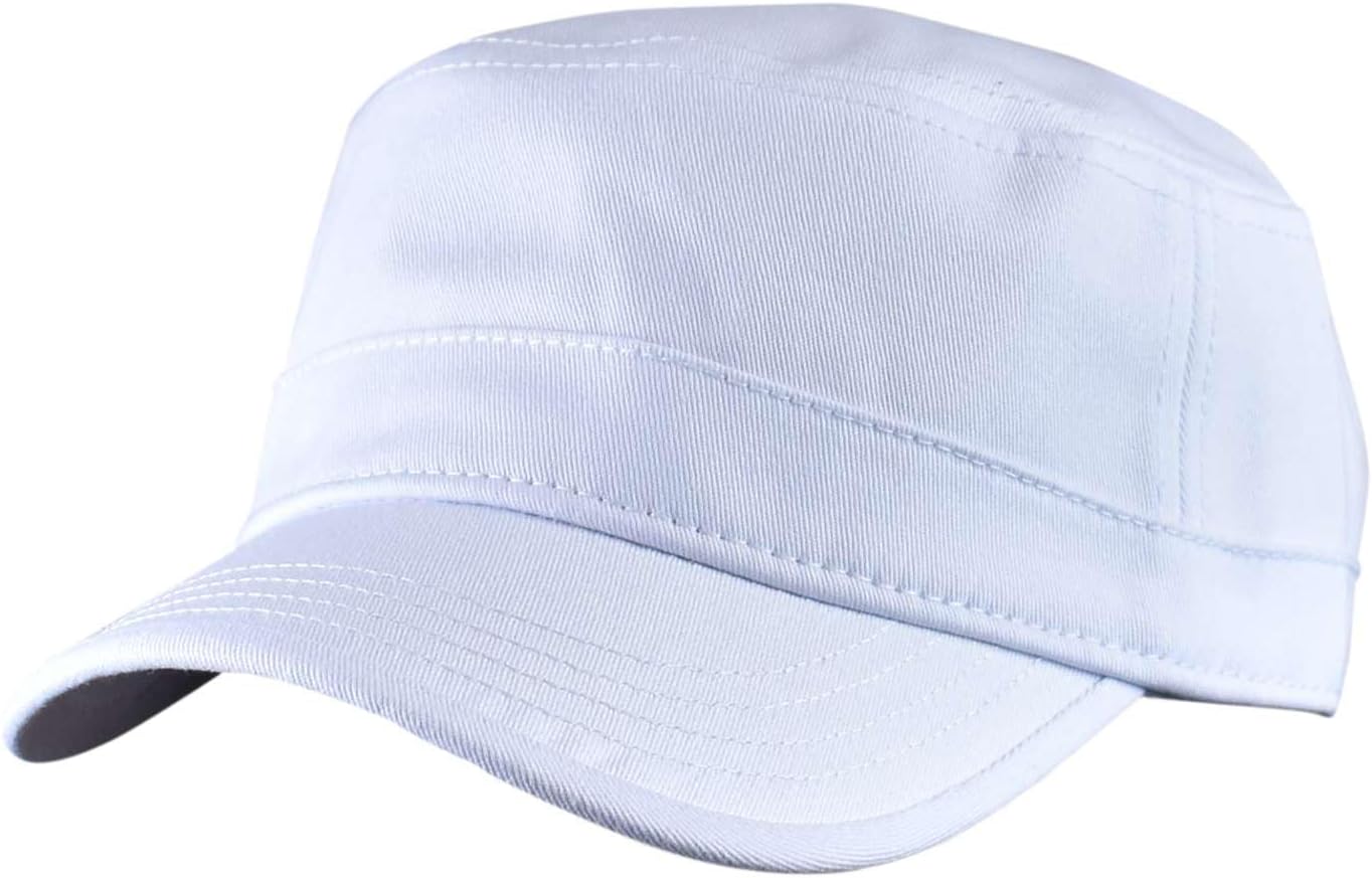 NYFASHION101 Fashionable Solid Color Unisex Adjustable Strap Cadet Cap