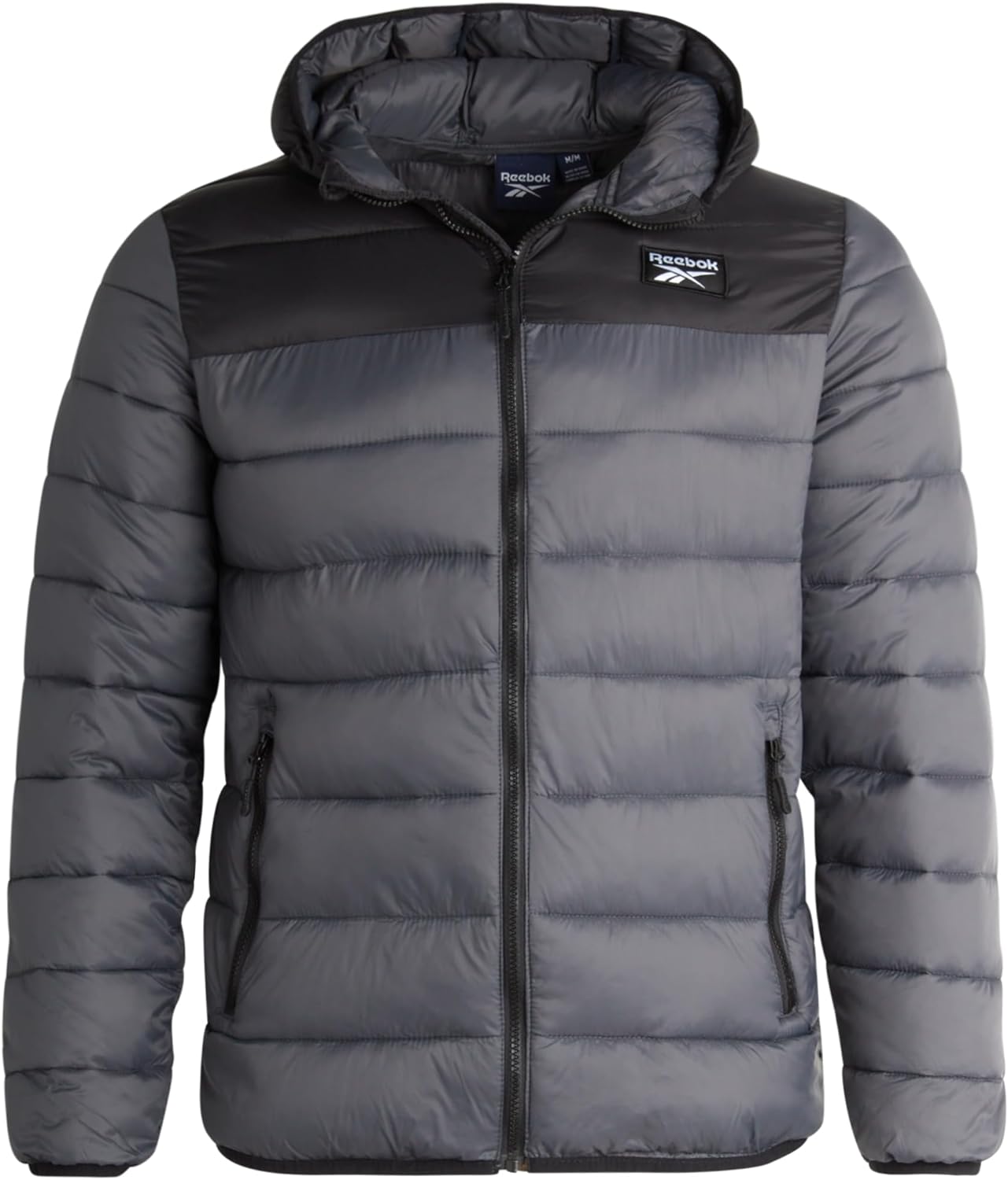 Reebok Men's Jacket - Packable Quilted Puffer Coat - Weather Resistant Lightweight Outerwear Windbreaker Coat for Men (M-XXL)