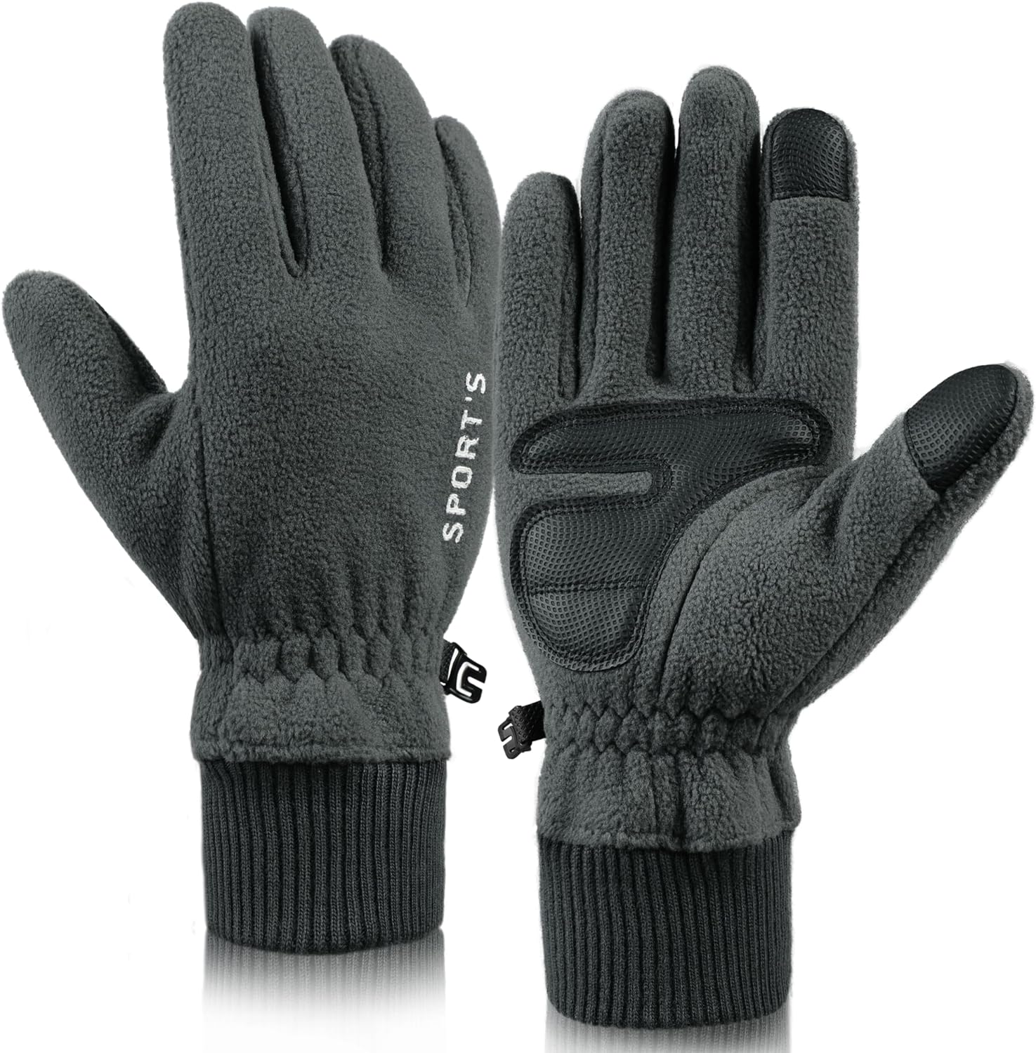 clubone Winter Gloves - Gloves for Men Women, Stretch Fleece Gloves With Smart Touch, Windproof Glove for Running Driving