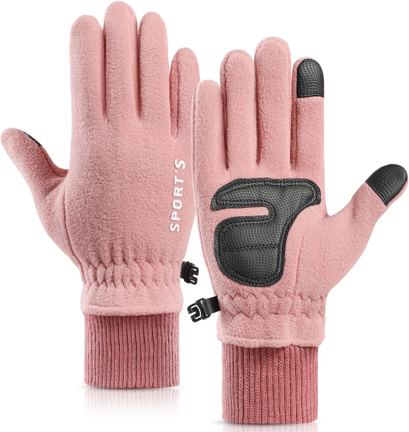 clubone Winter Gloves - Gloves for Men Women, Stretch Fleece Gloves With Smart Touch, Windproof Glove for Running Driving