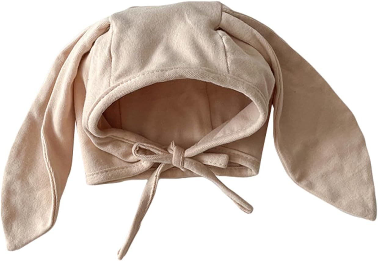 Newbron Baby Bunny Bonnet Hat Boys Girls Hospital Hat Head Cap with Rabbit Ears for Infant&Toddler