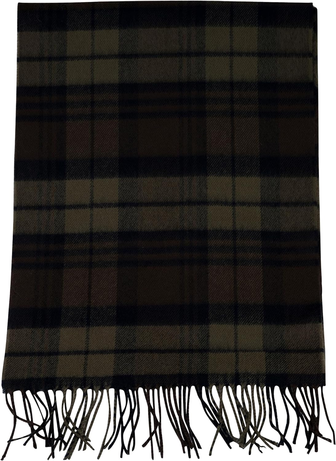 ScarfDeals - Cashmere Wool Feel Scarf Warm Soft Lightweight Scottish Scotland Nova Check Tartan Plaid Gift For Men Women Kids