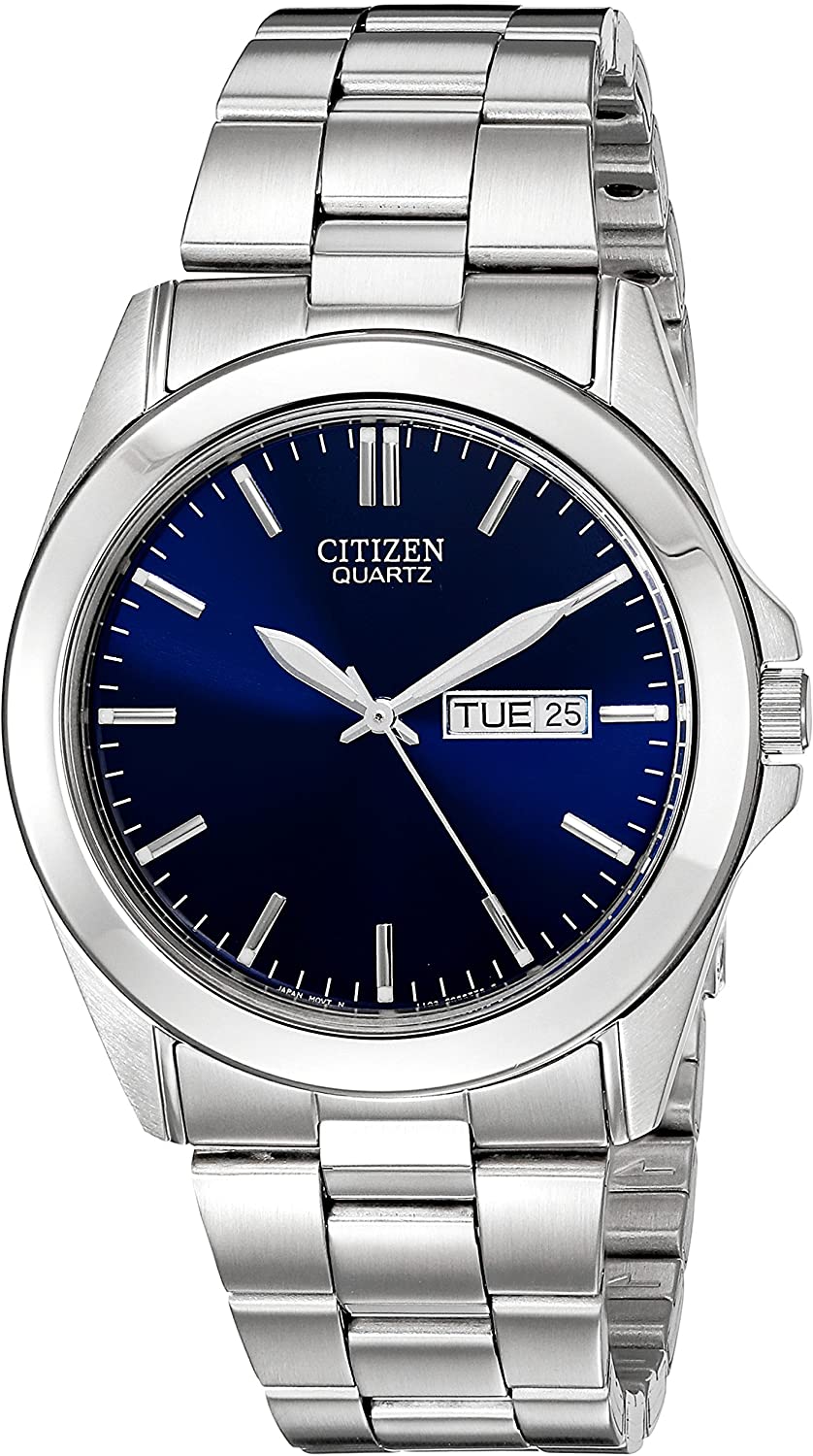 Citizen Quartz Mens Watch, Stainless Steel, Classic