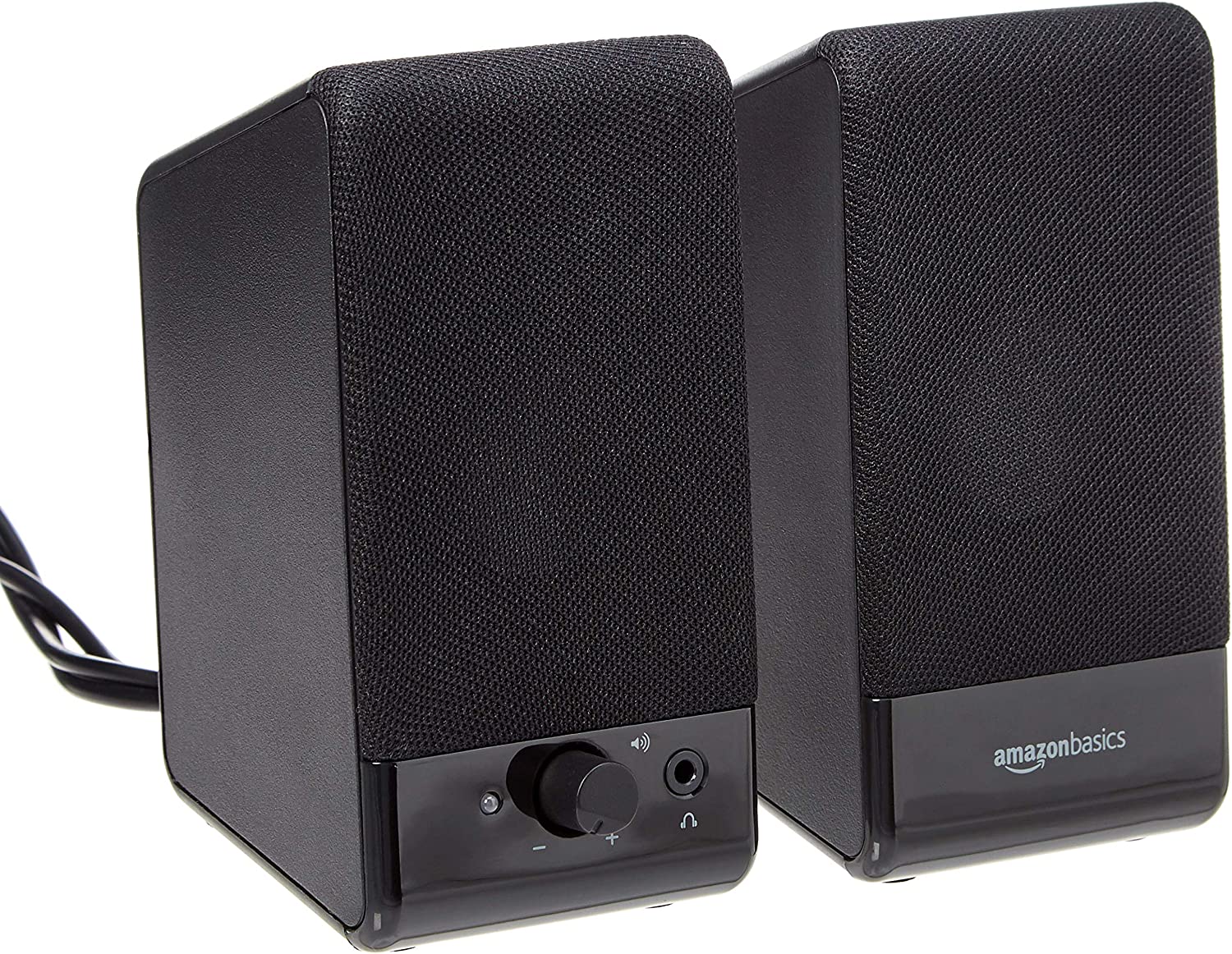  Basics Computer Speakers for Desktop or Laptop PC | USB-Powered, Black