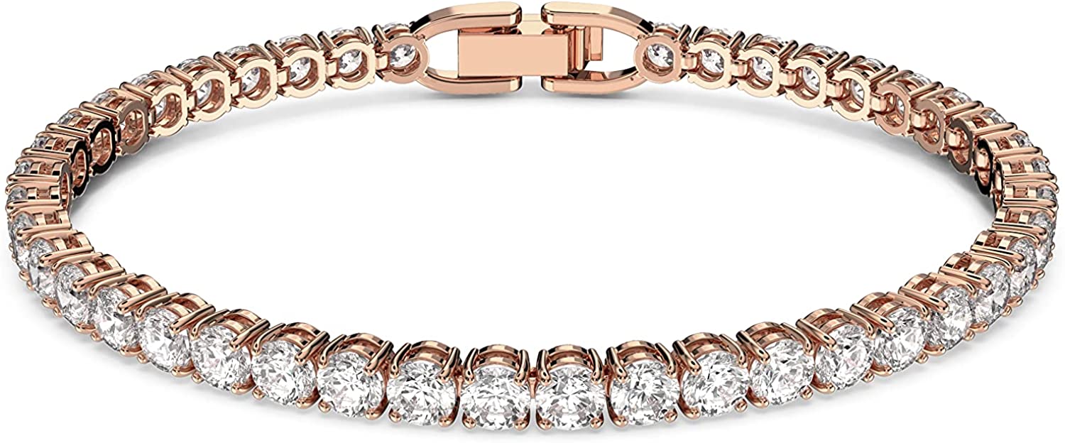 SWAROVSKI Tennis Deluxe Crystal Bracelet and Necklace Jewelry Collection