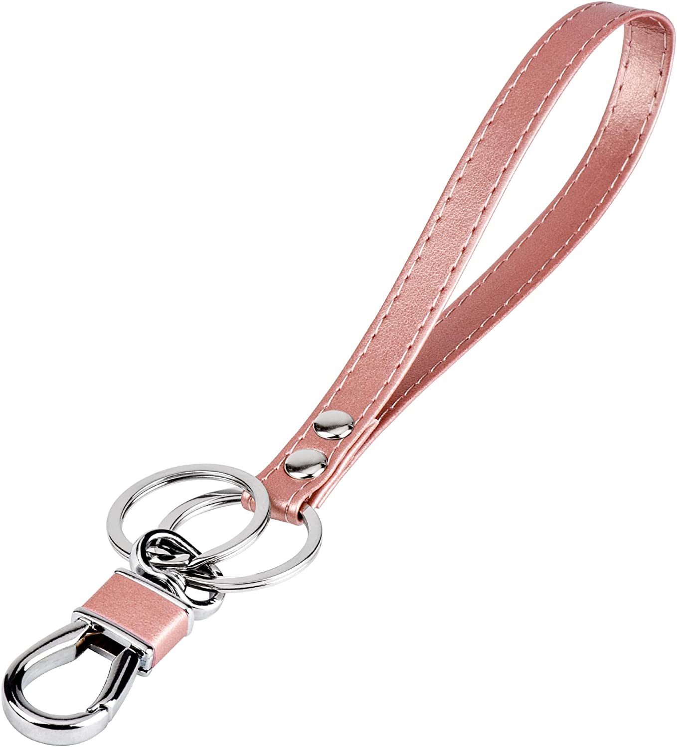 Essentials Keychain for women - Lanyard Key Chain with Detachable Alloy Metal Rings