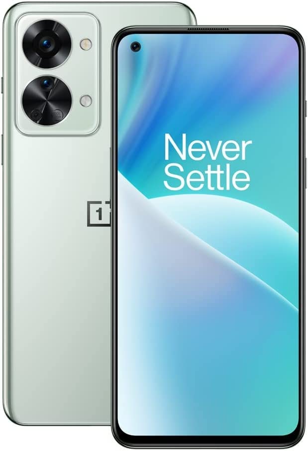OnePlus Nord 2T 5G Dual-Sim 128GB ROM + 8GB RAM (GSM only | no CDMA) Factory Unlocked 5G Smartphone (Jade Fog) - International Version