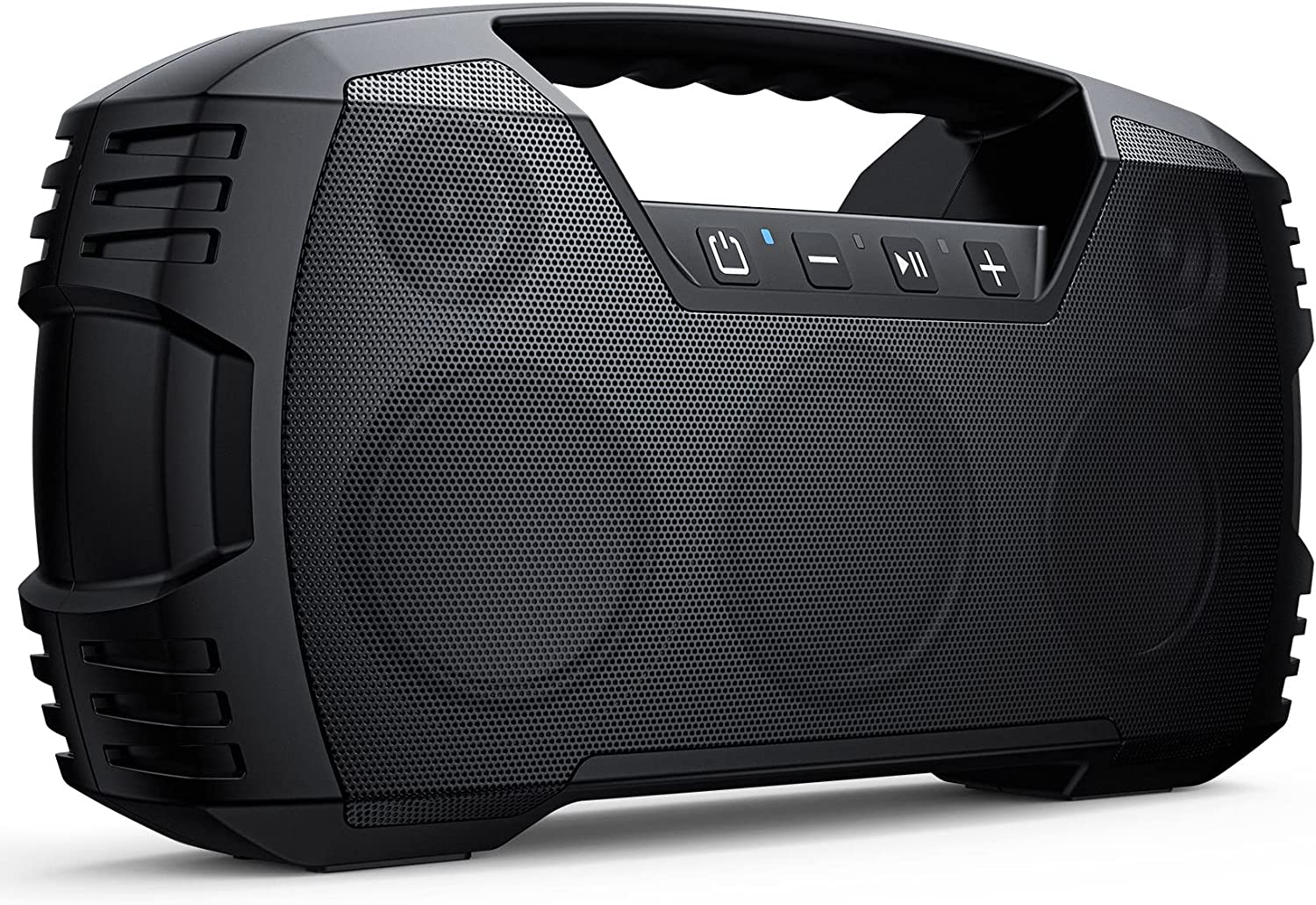 IPX7 Waterproof Bluetooth Speaker, 40W Portable Wireless Speaker, 32H Playtime, Stereo Loud Sound, Deep Bass, Outdoor Speaker with Handle, Bluetooth 5.0, Built-in Mic, Power Bank for Party,Pool,Beach