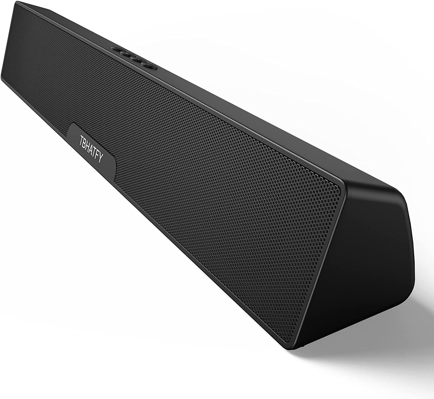 Computer Speakers, HiFi Stereo PC Speakers, USB Powered Computer Speakers for Desktop with Deep Bass, Computer Sound Bar with Bluetooth and AUX-in, for Computer, Desktop, Phones, PCs, Tablets, Laptops
