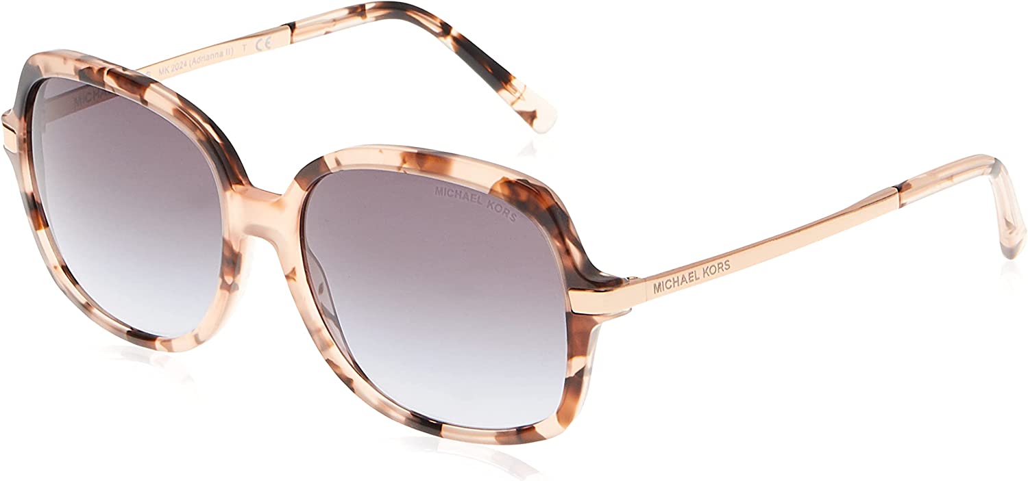 Michael Kors MK2026-316213 Sunglasses ADRIANNA II PINK TORTOISE w/LIGHT GREY GRADIENT 57mm