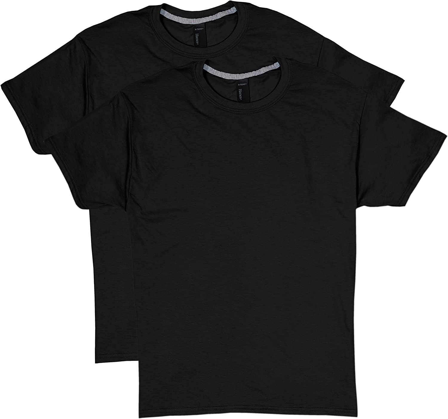Hanes Men's T-Shirts, X-Temp Men's Performance T-Shirt Pack, Moisture-Wicking T-Shirts, Cotton Blend Tees, 2-Pack