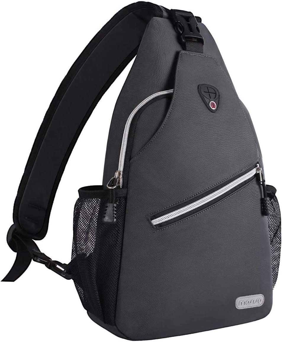 MOSISO Sling Backpack, Multipurpose Crossbody Shoulder Bag Travel Hiking Daypack