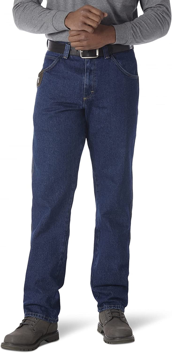 Wrangler Riggs Workwear Men's Relaxed Fit Five Pocket Jean