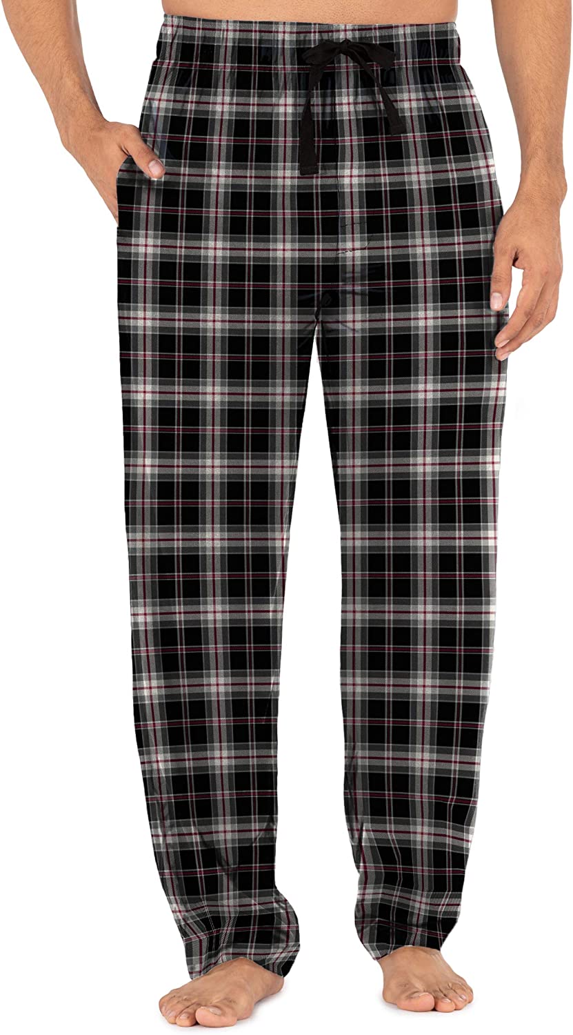 Fruit of the Loom mens Yarn-dye Woven Flannel Pajama Pant