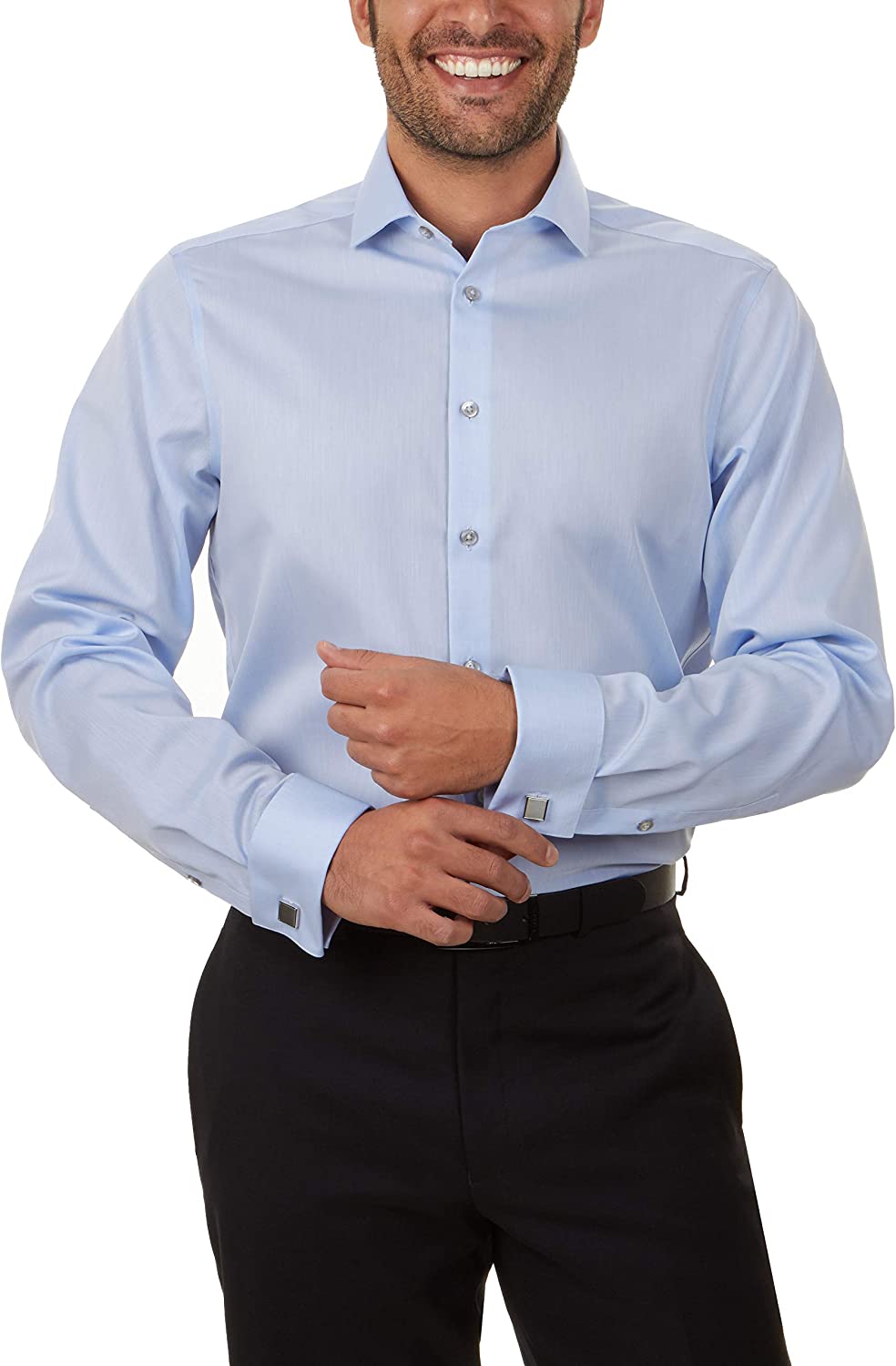 Calvin Klein Men's Dress Shirt Non Iron Solid (Regular, Extra Slim, and Big and Tall Fits)