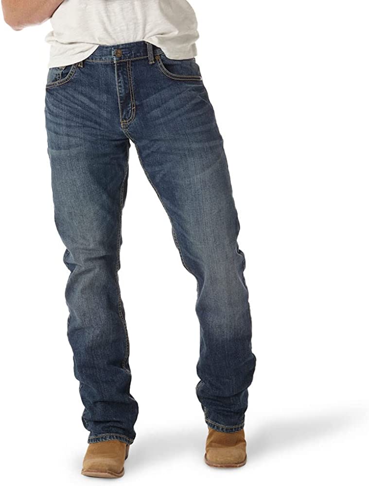 Wrangler Men's Tall Size Retro Slim Fit Boot Cut Jean