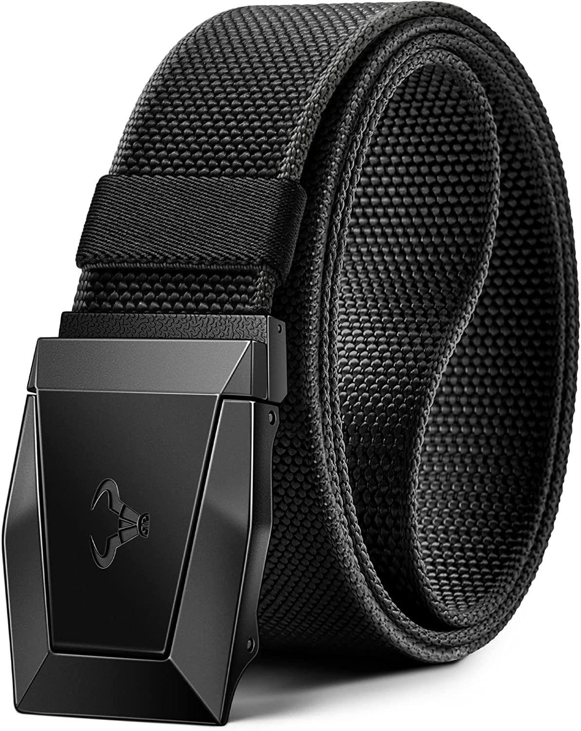 BULLIANT Tactical Belt for Men, Military Hiking Rigger Nylon Web Work Belt 1.5" with Heavy Duty Quick Release Buckle