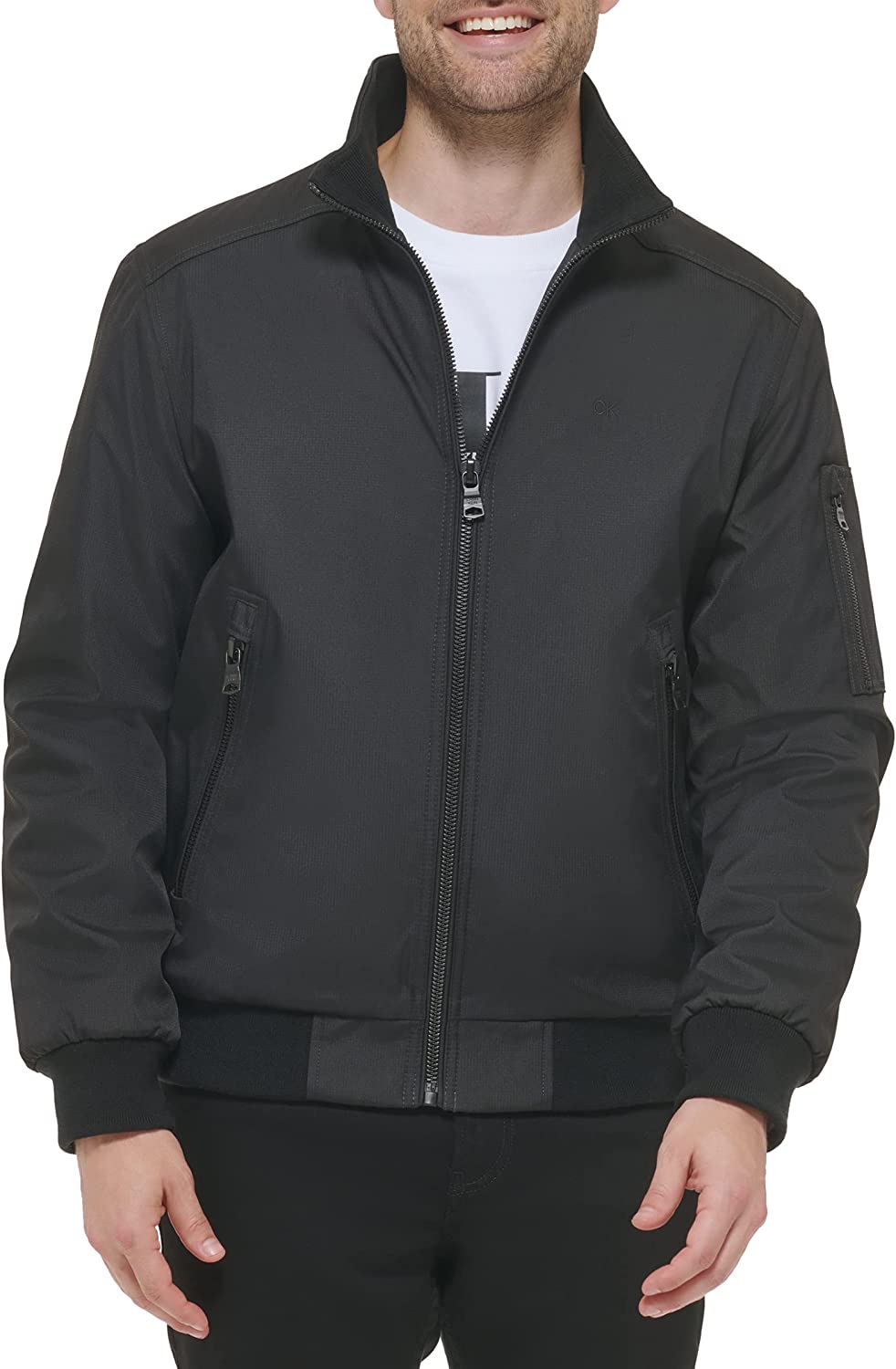 Calvin Klein Men's Winter Coats-Sherpa-Lined Hooded Soft Shell Jacket