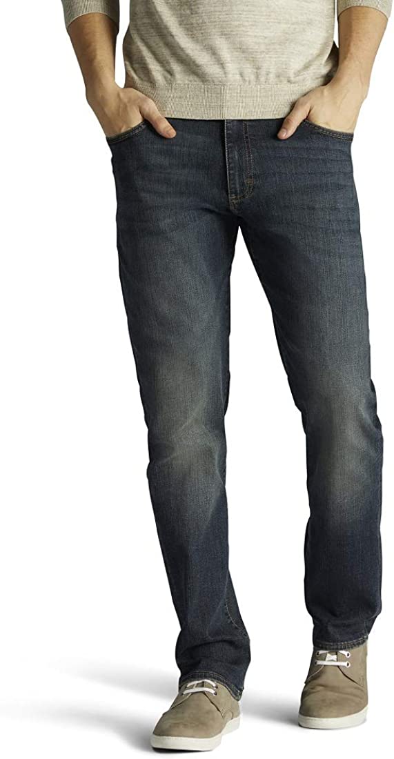 Lee Men's Big & Tall Extreme Motion Straight Fit Tapered Leg Jean