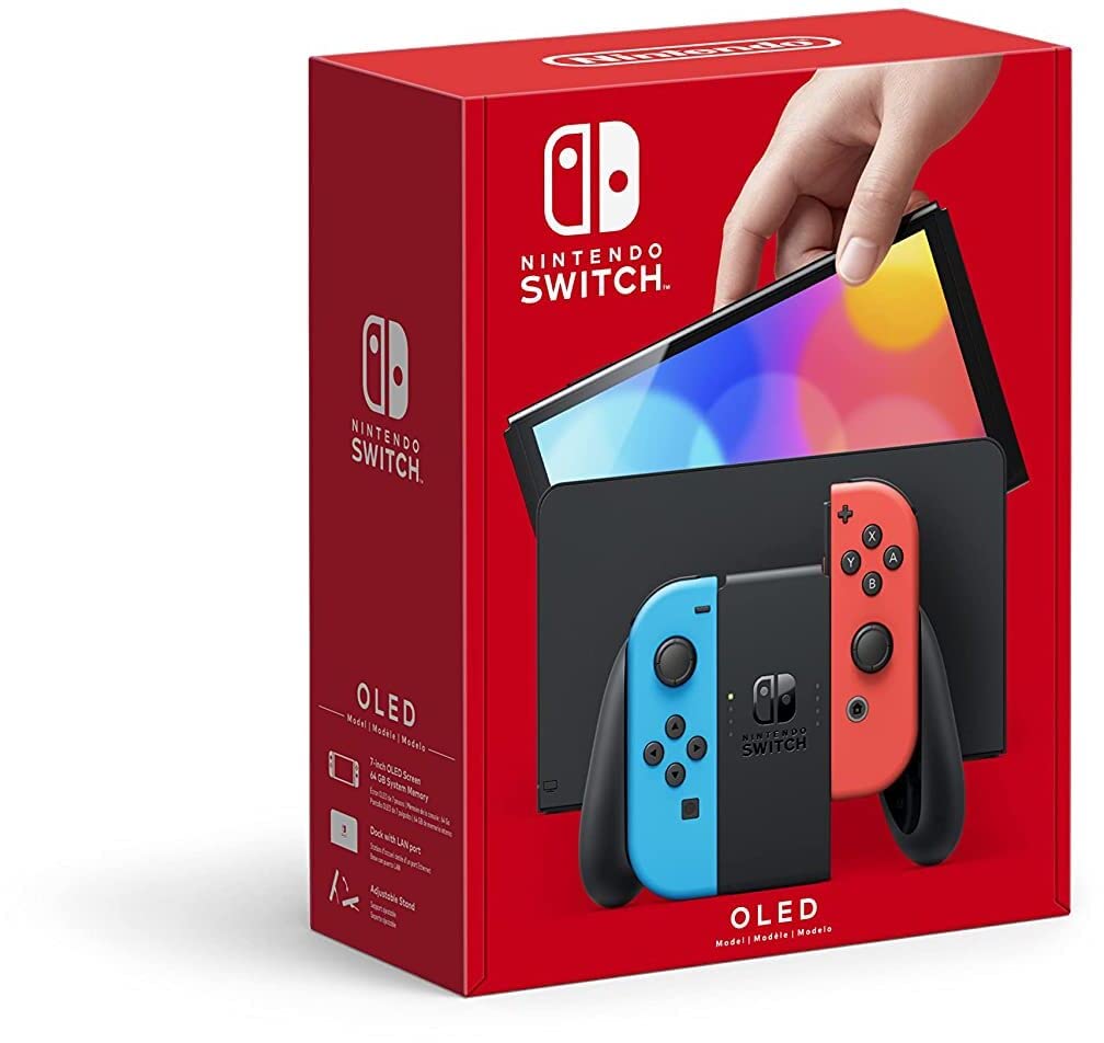 Nintendo Switch – OLED Model w/ White Joy-Con