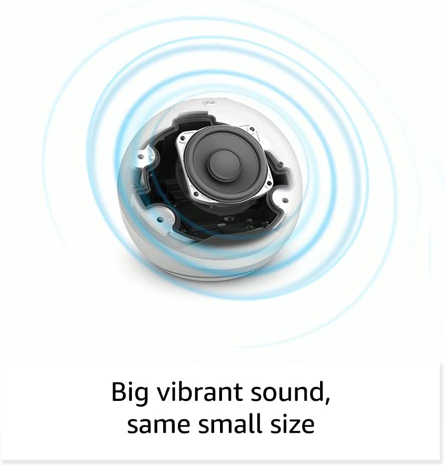 All-New Echo Dot (5th Gen,  release) with clock | Smart speaker with clock and Alexa | Cloud Blue