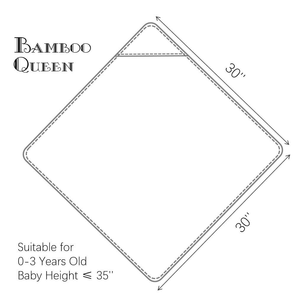 2 Pack Premium Bamboo Baby Bath Towel - Ultra Absorbent - Ultra Soft Hooded Towels for Babies,Toddler,Infant - Newborn Essential -Perfect Baby Registry Gifts for Boy Girl