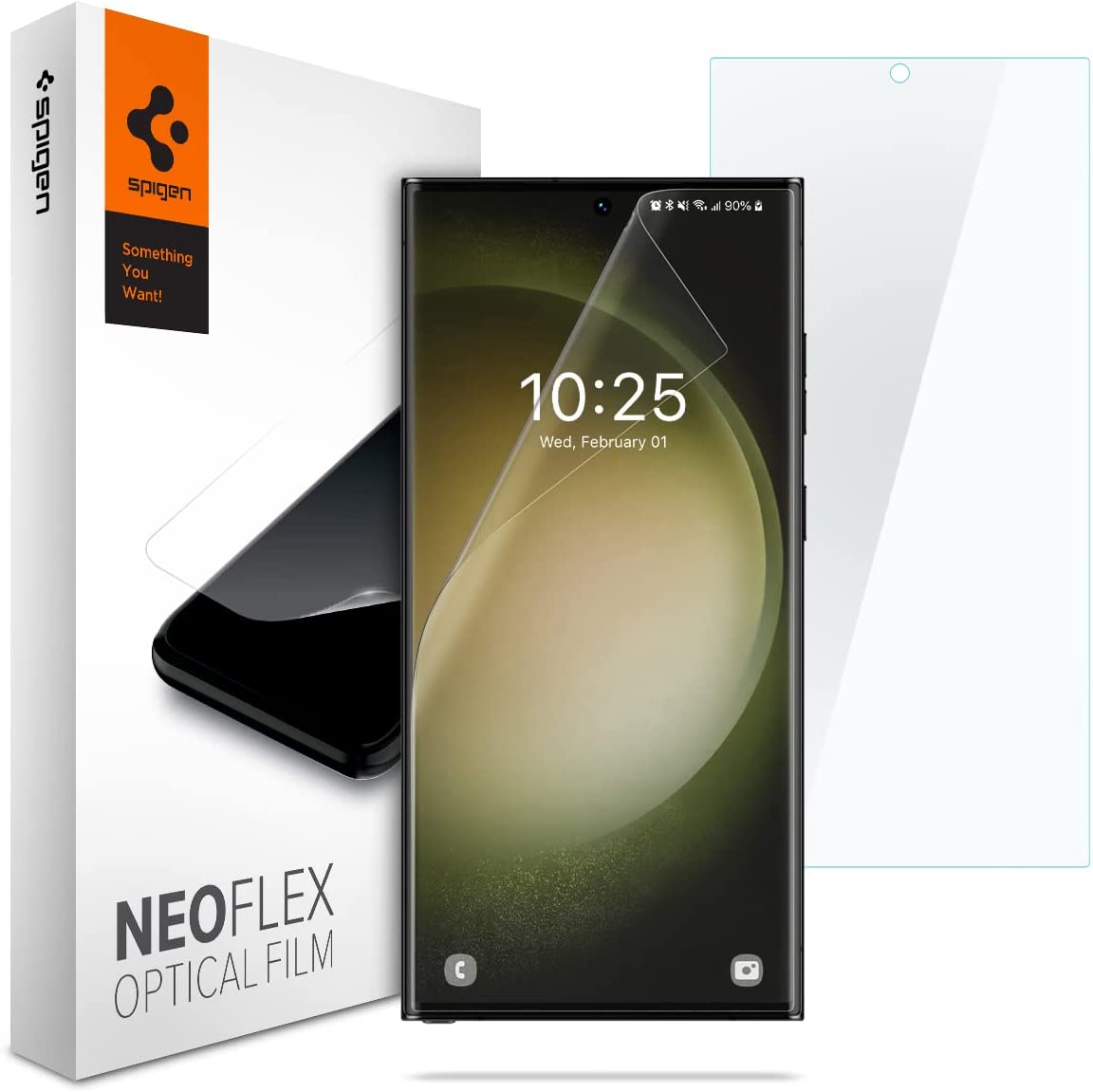 Spigen NeoFlex Screen Protector Designed for Galaxy S23 Ultra (2026) [2 Pack] - Case Friendly