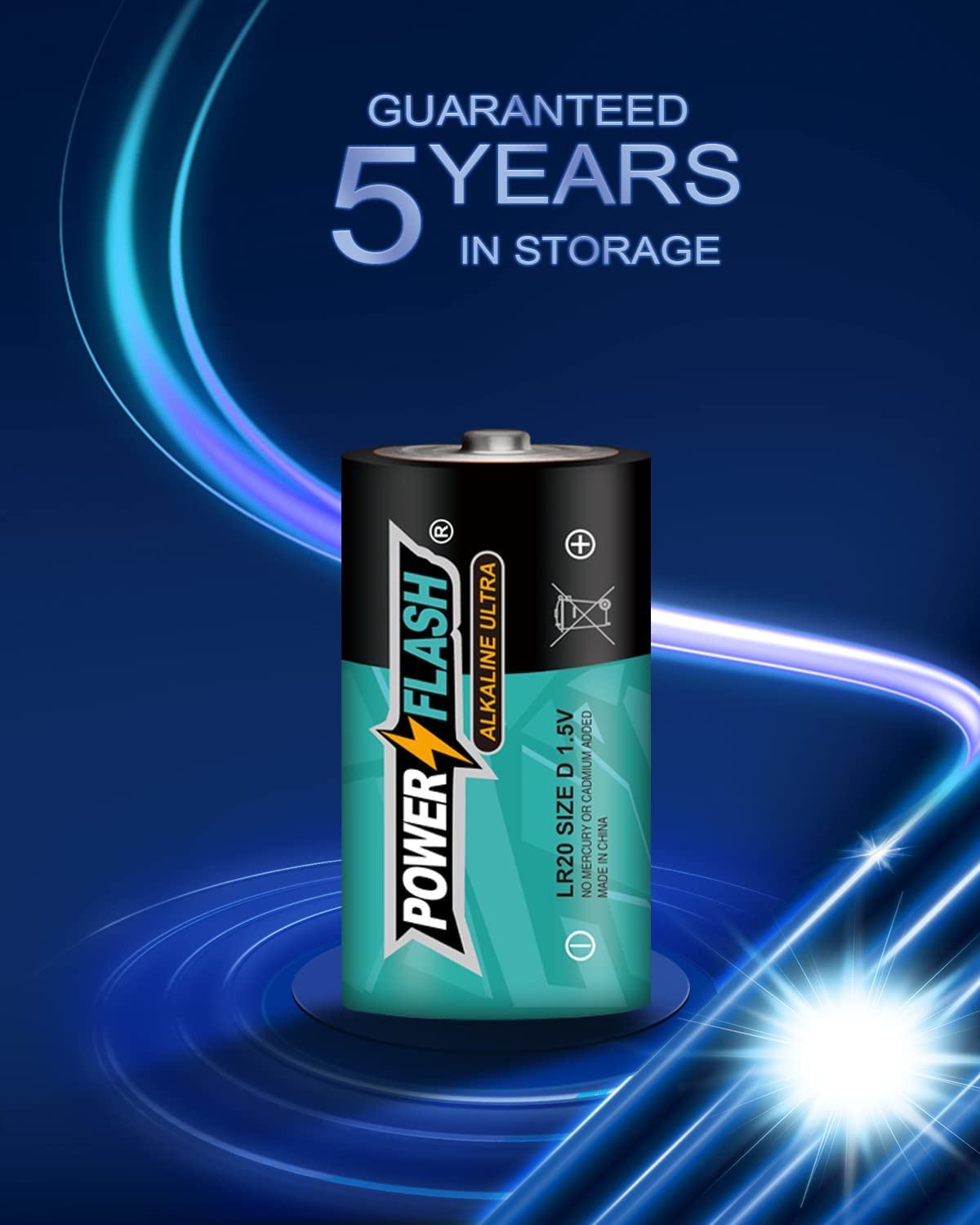 POWER FLASH AAA Batteries, 100 Count Triple a Batteries with Long-Lasting Power, Leakproof Design, 10 Years Shelf Life, Alkaline AA Battery for Household and Office Devices