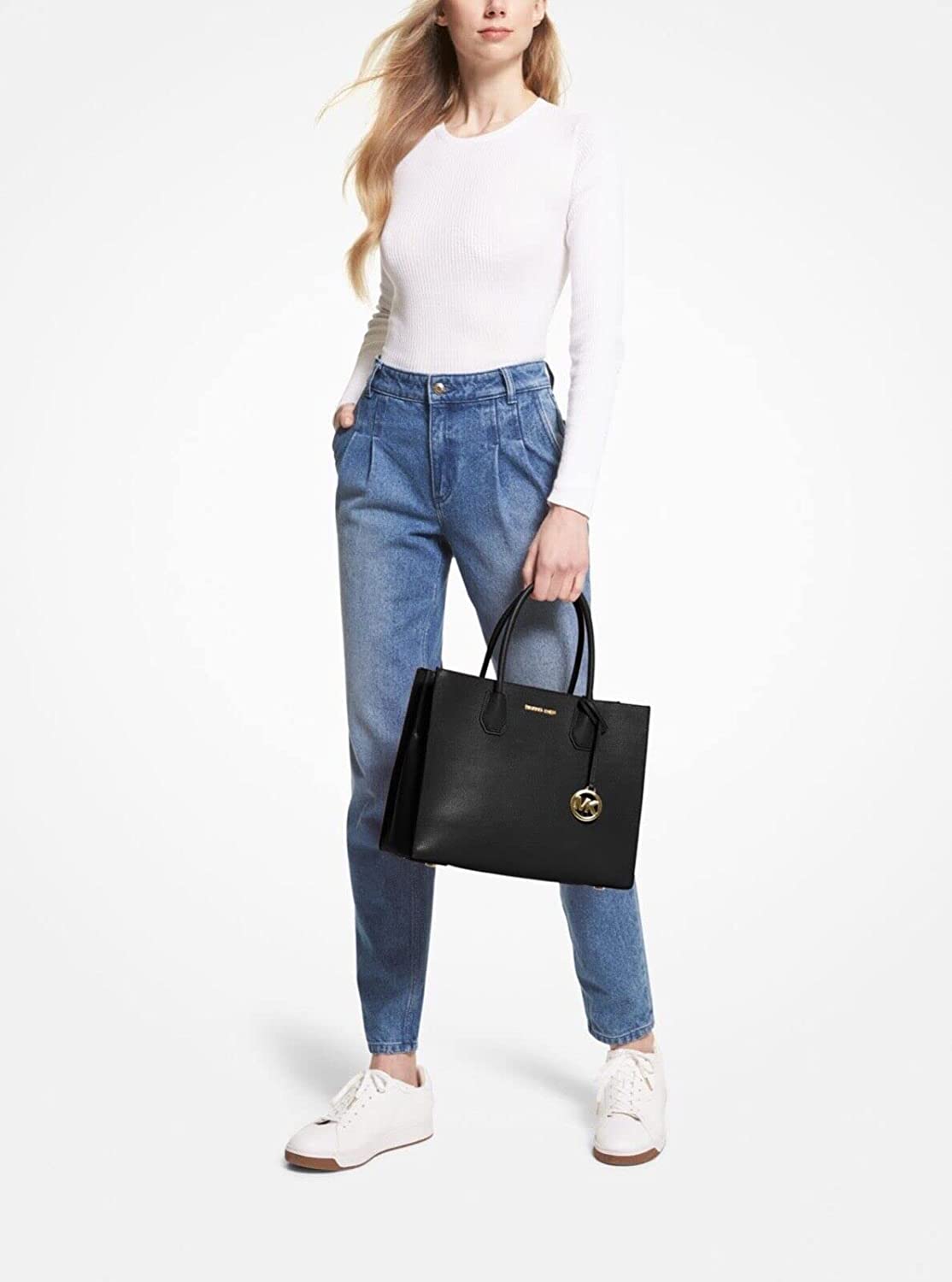 Michael Kors Mercer Extra-Small Pebbled Leather Crossbody Bag