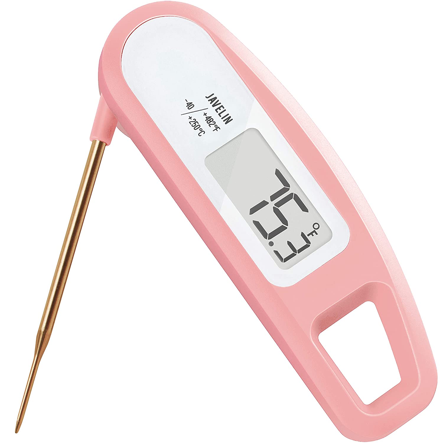 Lavatools PT12 Javelin Digital Instant Read Meat Thermometer for Kitchen, Food Cooking, Grill, BBQ, Smoker, Candy, Home Brewing, Coffee, and Oil Deep Frying