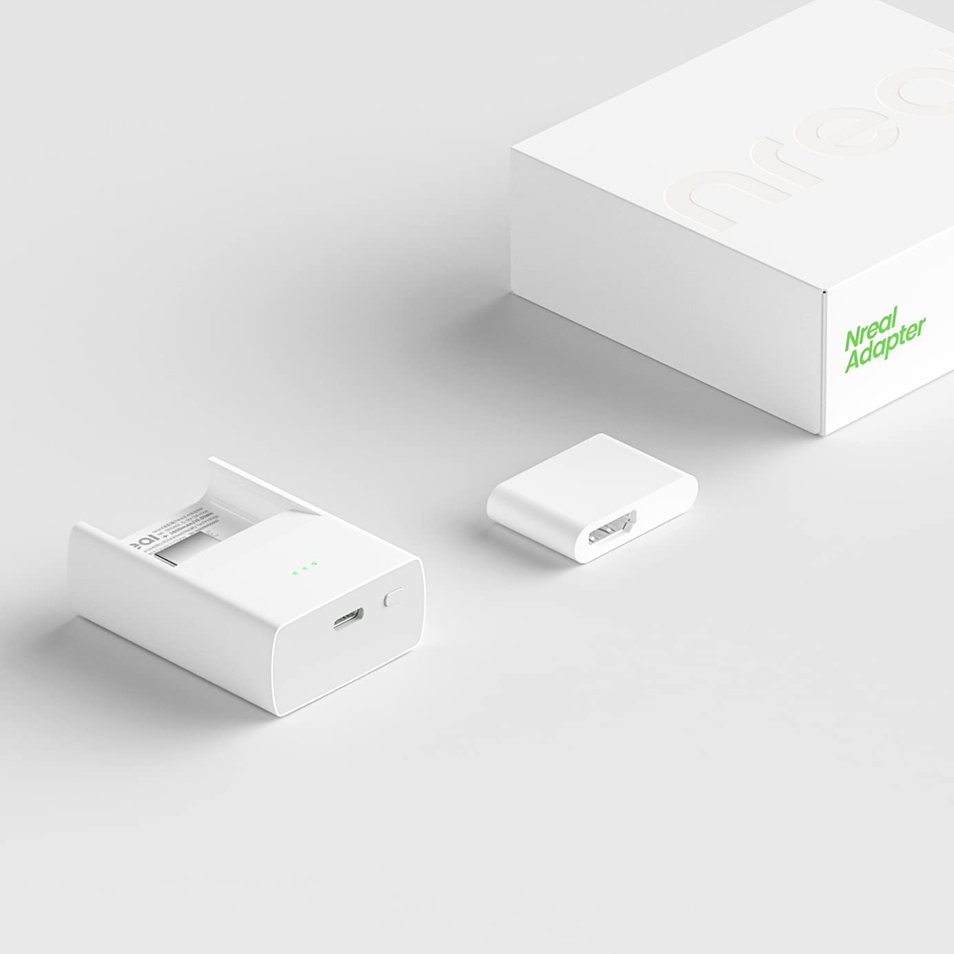 Nreal Air Adapter， Connects to iPhone via Lightning to HDMI Adapter， Compatible with Nintendo Switch， Playstation 4Slim/5 and Xbox Series X/S