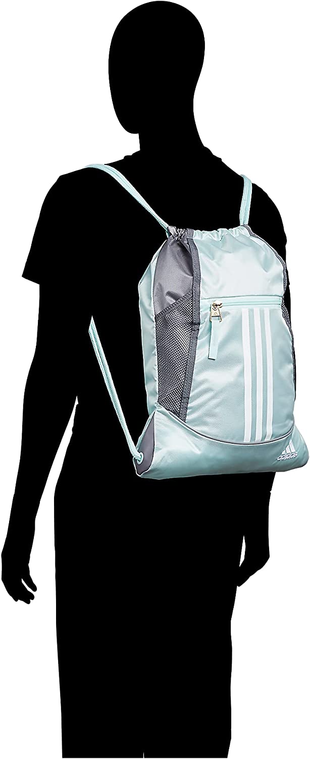 adidas Alliance II Sackpack, Black/Gold Metallic, One Size