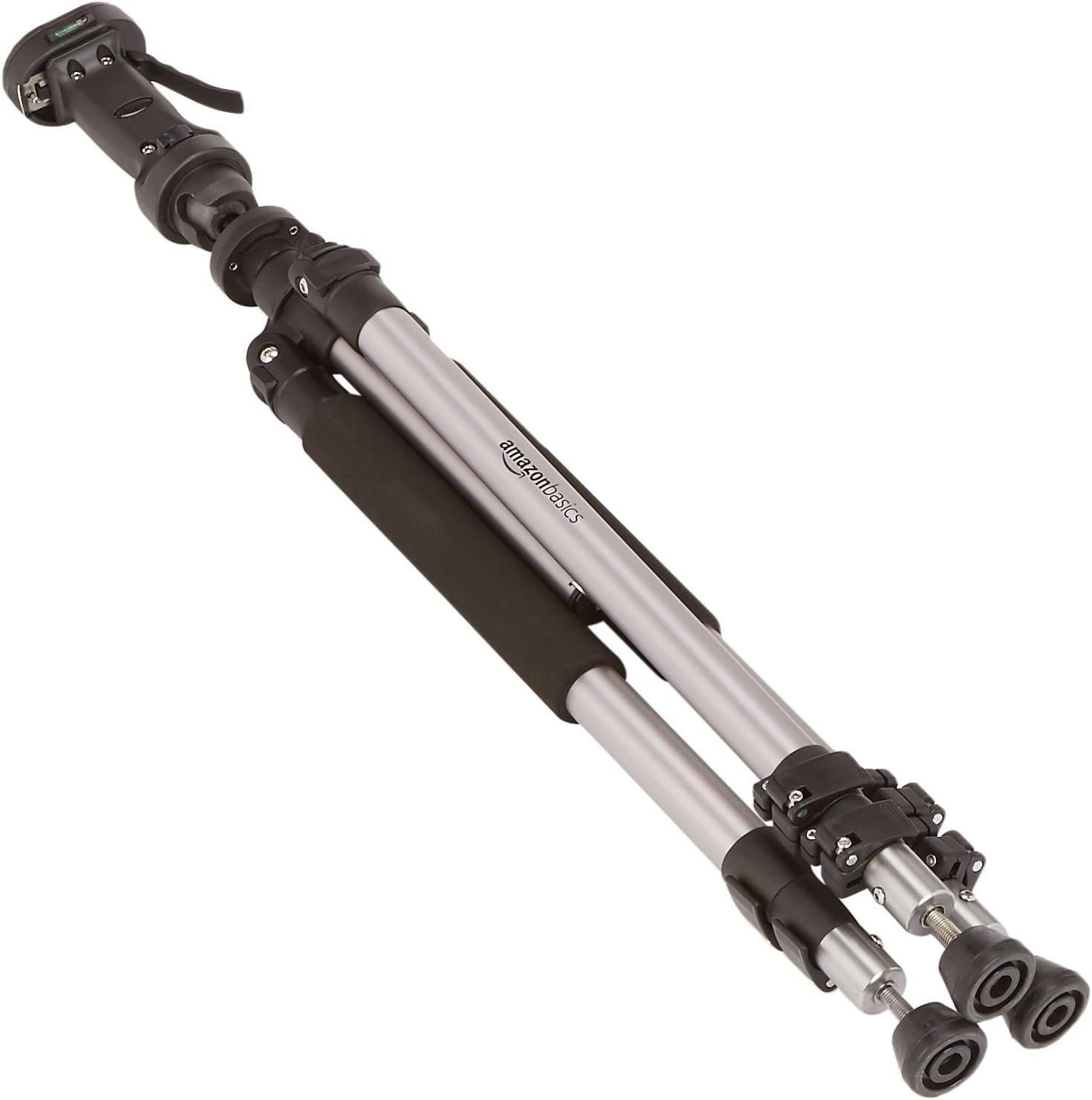  Basics Pistol Grip Camera Travel Tripod With Bag - 34.4 - 72.6 Inches， Black