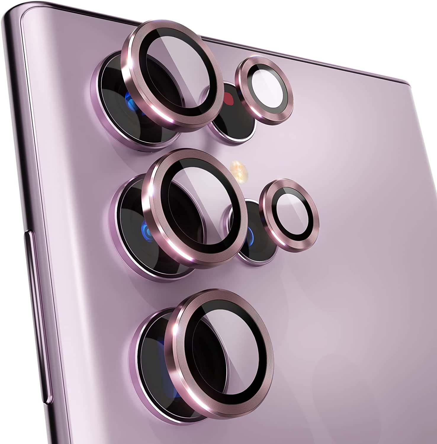 Choiche for Samsung Galaxy S23 Ultra Camera Lens Protector, Scratch-Resistant Tempered Glass with Alloy Edge Camera Cover Screen Protector Decoration Accessories for S23 Ultra 5G 2026 - Burgundy