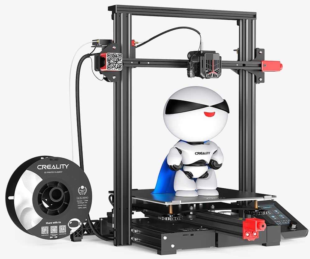 Creality Ender 3 Max Neo 3D Printer， CR Touch Auto Leveling Bed Dual Z-Axis Full-metal Extruder Silent Mainboard Filament Sensor FDM 3D Printers for Kid Beginners， Large Printing Size 11.8x11.8x12.6in