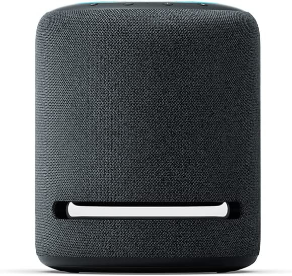 Echo Studio | Our best-sounding smart speaker ever - With Dolby Atmos， spatial audio processing technology， and Alexa | Charcoal